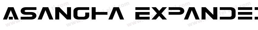 Asangha Expanded字体转换